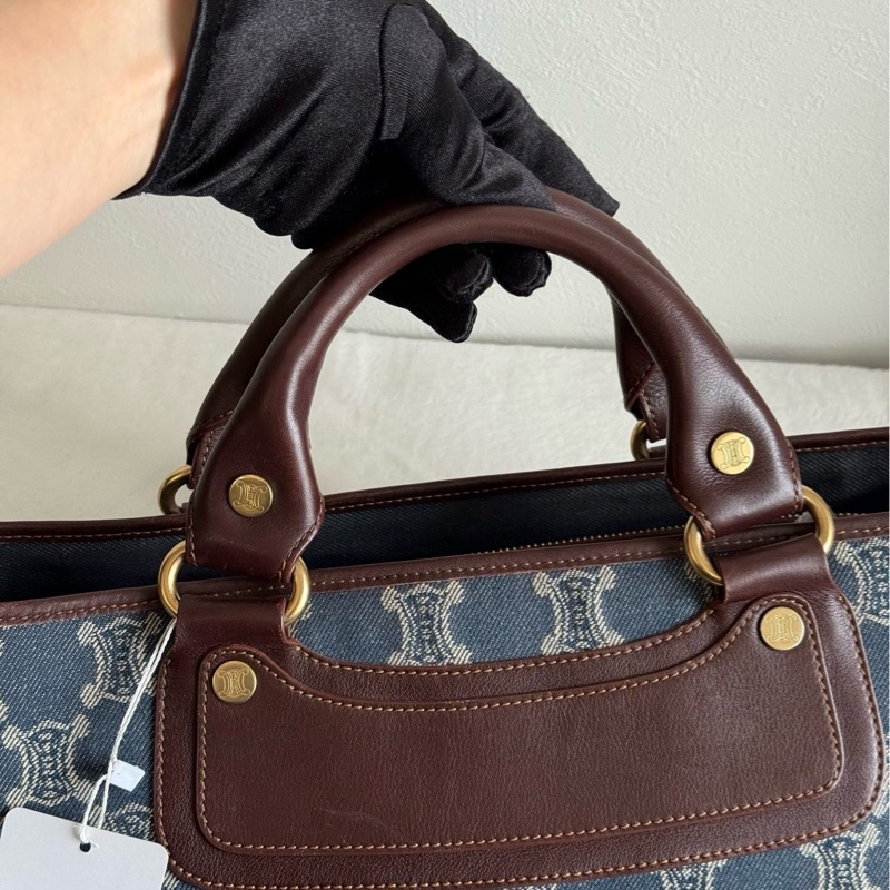 celine vintage bag牛仔-10