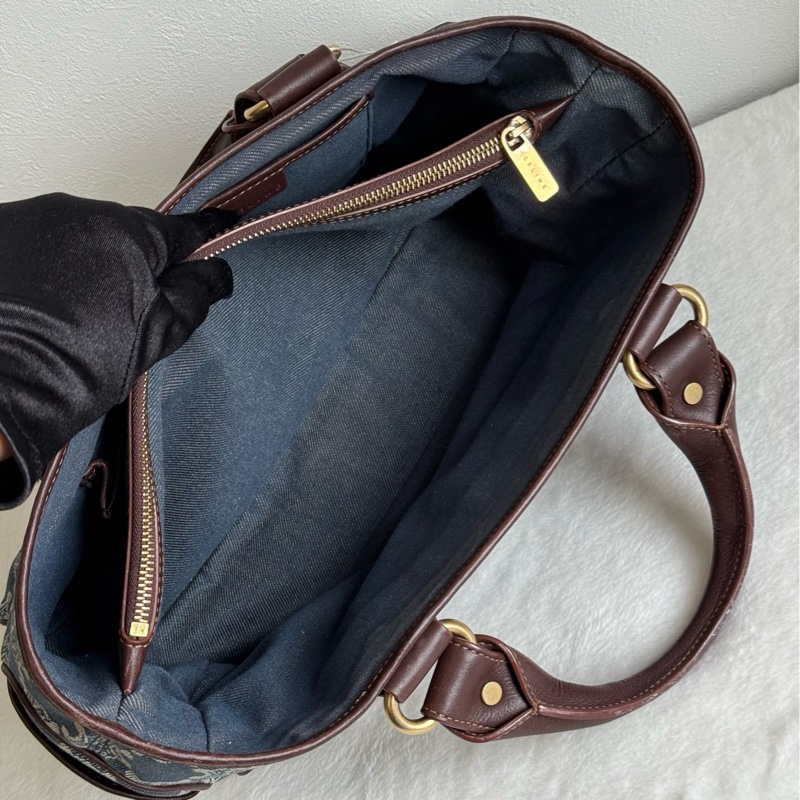 celine vintage bag牛仔-14