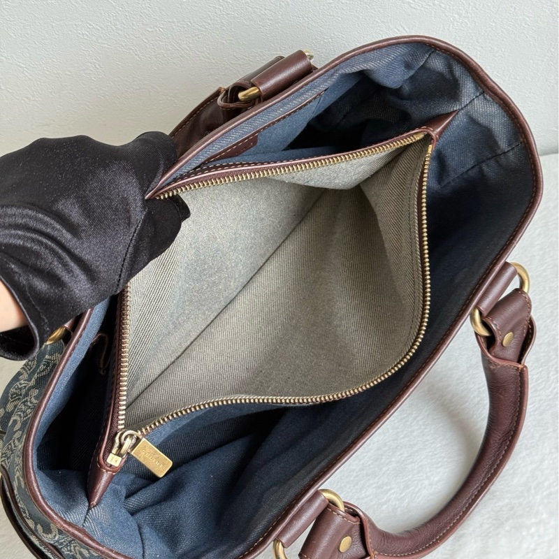 celine vintage bag牛仔-15