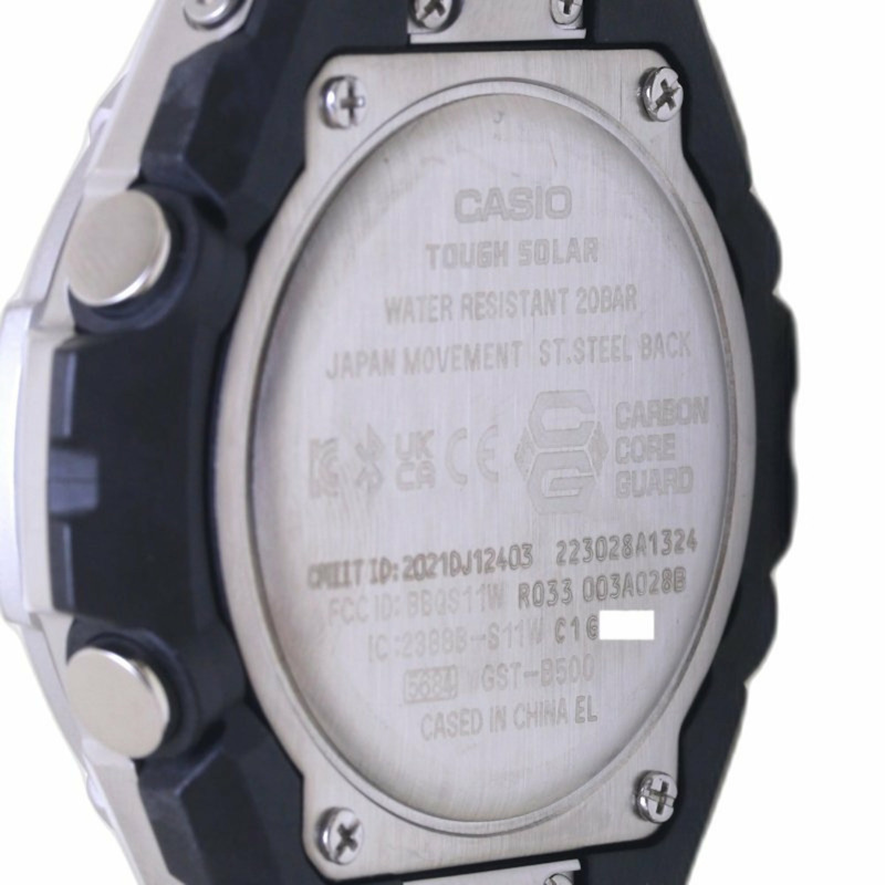 卡西歐 G-Shock G-STEEL GST-B500D-1A1JF 樹脂 x 不鏽鋼 男款 130371 手錶-5