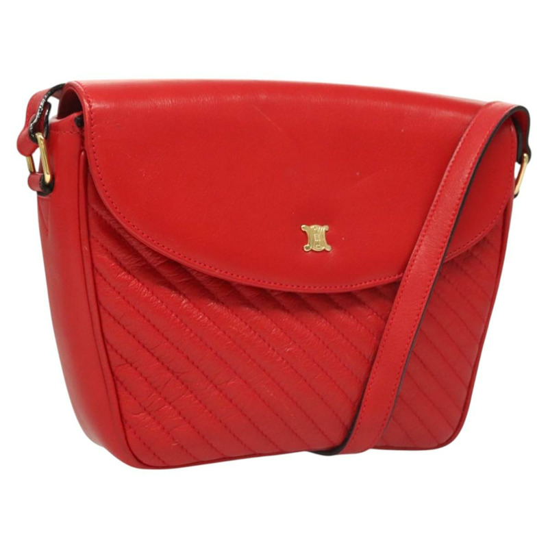 【日本直送】CELINE 肩背包 皮革 紅金色 正品 120568-0