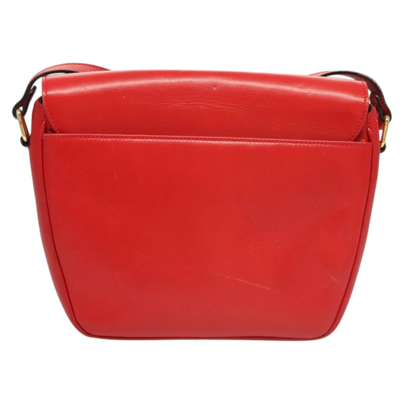 【日本直送】CELINE 肩背包 皮革 紅金色 正品 120568-1