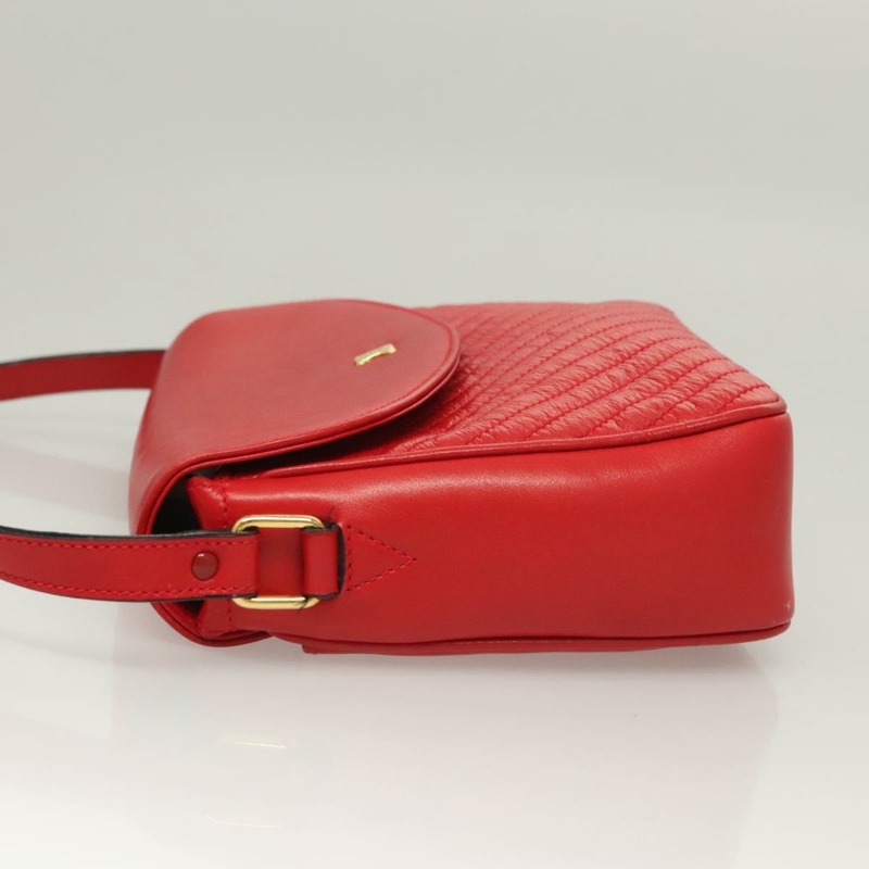 【日本直送】CELINE 肩背包 皮革 紅金色 正品 120568-3