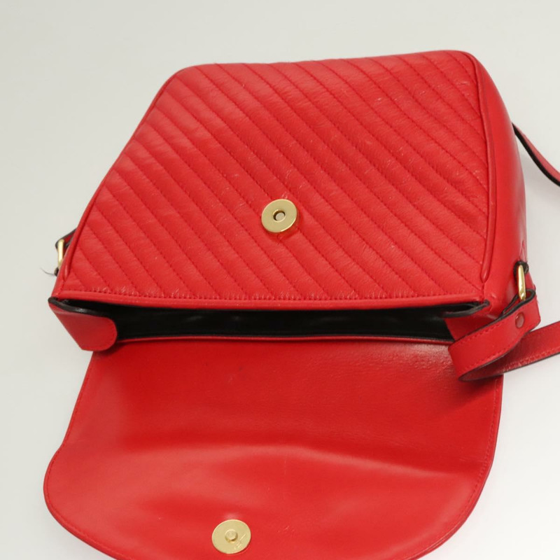【日本直送】CELINE 肩背包 皮革 紅金色 正品 120568-17
