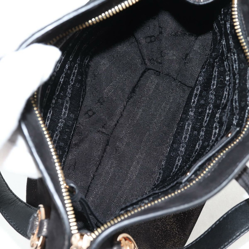 【日本直送】CELINE 手提包 皮革 黑金色 正品 122142AV-9