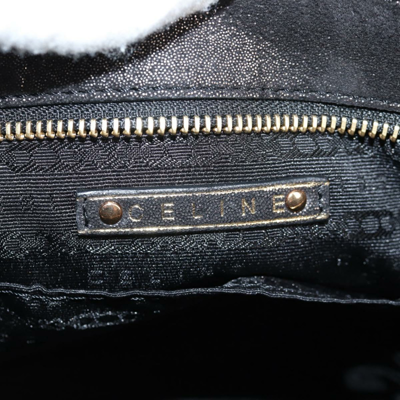 【日本直送】CELINE 手提包 皮革 黑金色 正品 122142AV-20