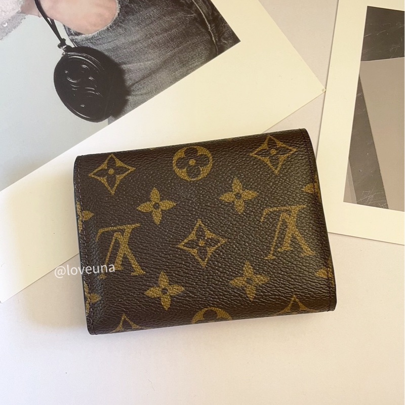 LV Monogram 信封短夾｜紅釦設計-1