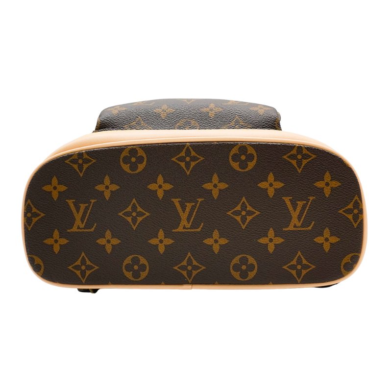 Louis Vuitton 展示品 Montsouris PM 帆布磁吸束口後背包(M11198-咖)-3