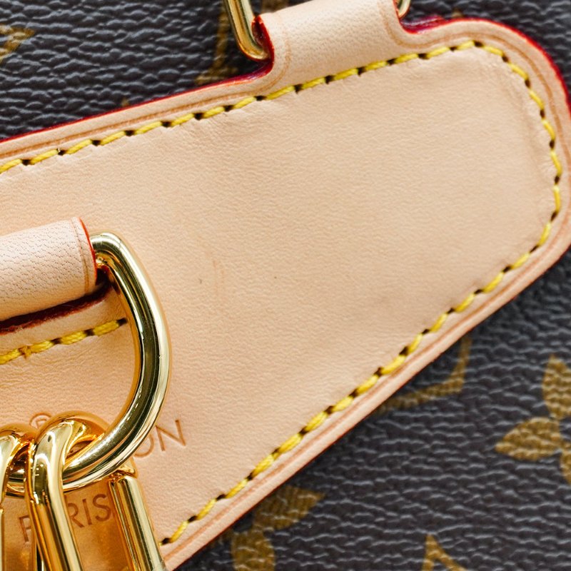 Louis Vuitton 展示品 Montsouris PM 帆布磁吸束口後背包(M11198-咖)-7