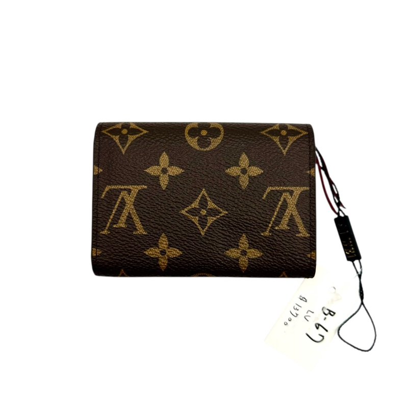 【美收精品】Louis Vuitton 印花信封式零錢包-金扣內粉色 B-67【隔月月中將轉賣至日本 上架期限30天】-1