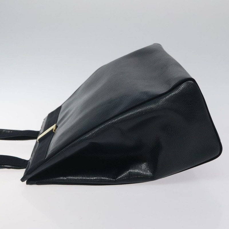 【日本直送】Salvatore Ferragamo 托特包皮革壓花海軍藍金色正品 gh069-3