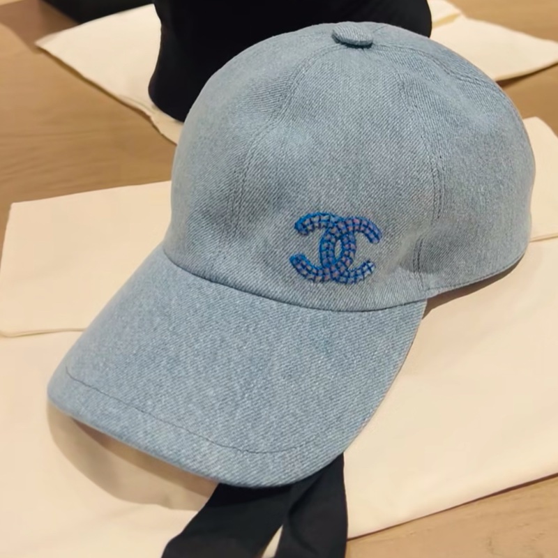 Chanel香奈兒牛仔鴨舌帽-0