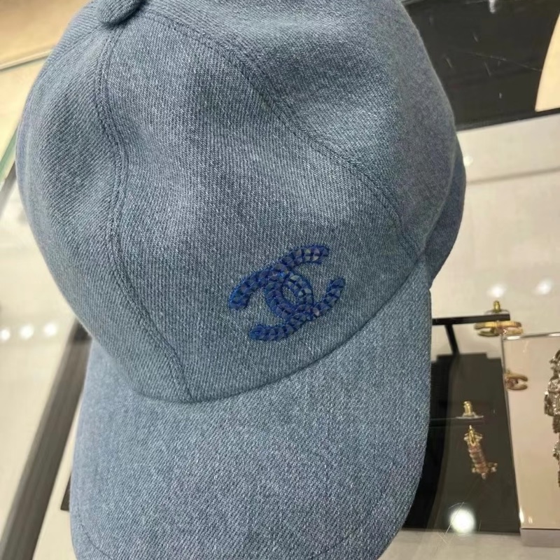 Chanel香奈兒牛仔鴨舌帽-1