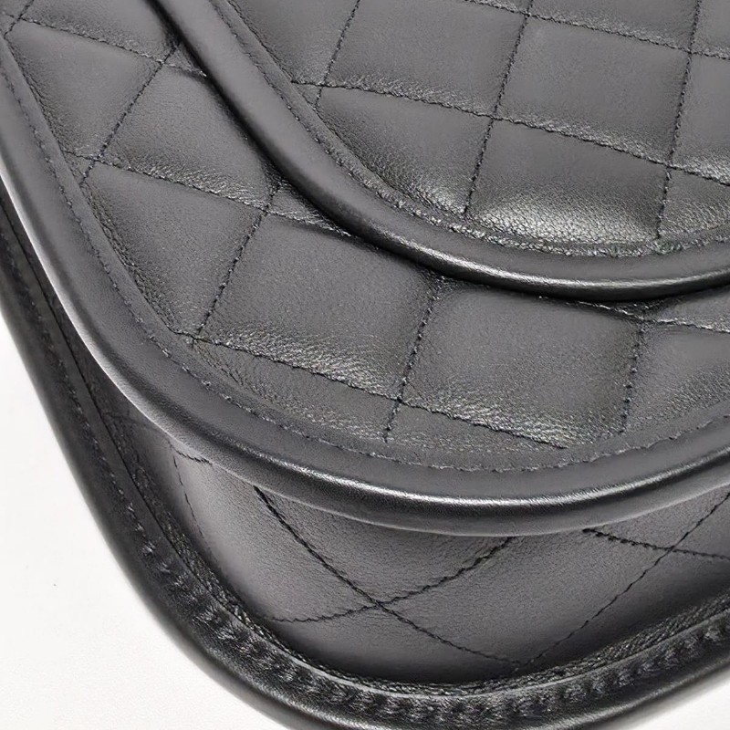 Chanel - Hobo 2 Way Shoulder Bag(黑色)-10