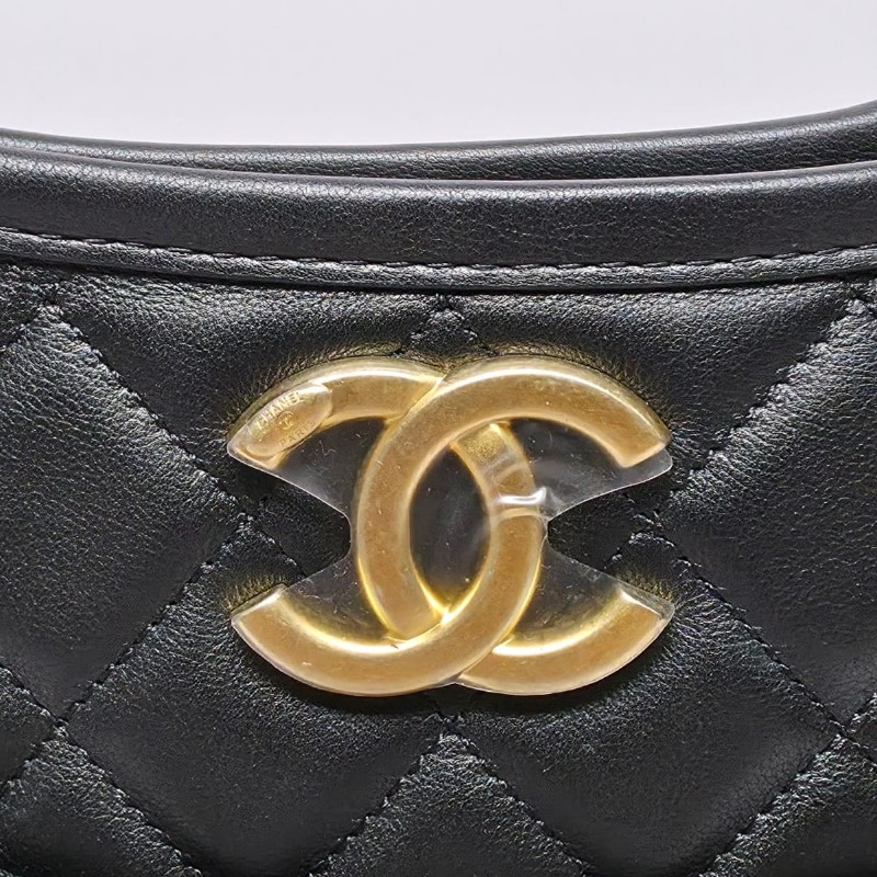 Chanel - Hobo 2 Way Shoulder Bag(黑色)-17