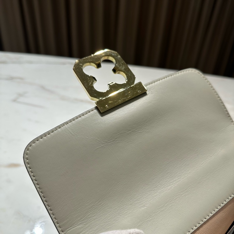 Chloé 蛇皮 金轉扣 手提 斜背包-15