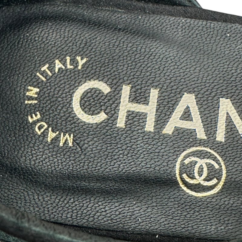 【美收精品】CHANEL黑色星型平底鞋 2-694-7