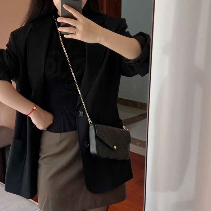 LV 壓紋三合一包-4