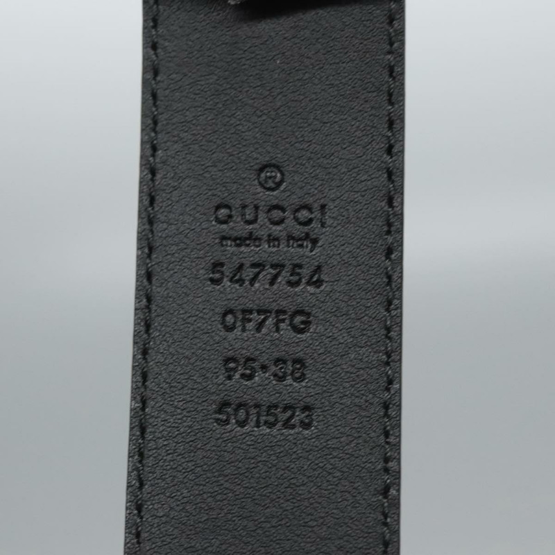 【日本直送】GUCCI 皮帶 皮革 42.1 英吋 黑色 547754 正品 sw125-8