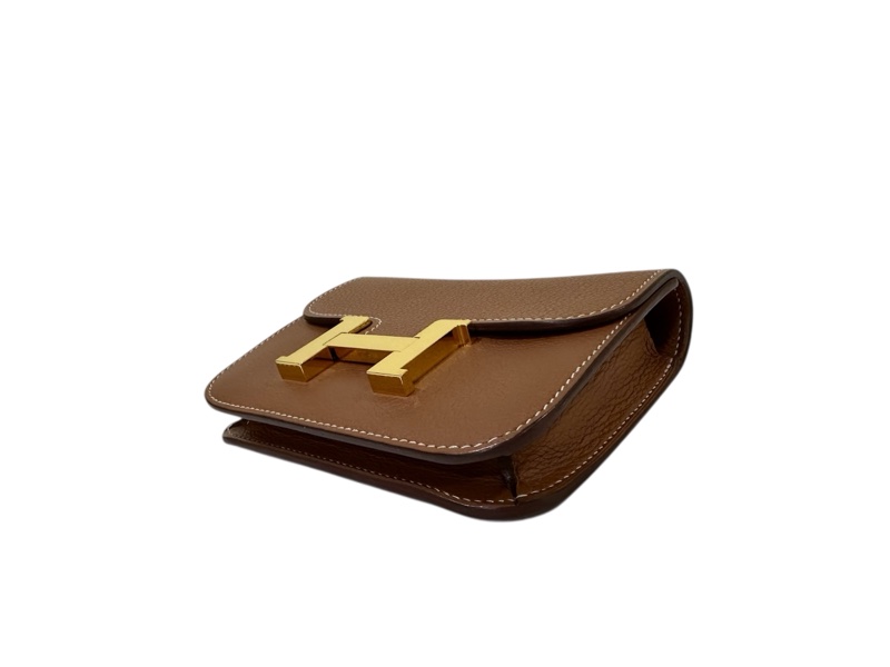 Hermès Constance Slim Compact Evercolour gold/gold-5