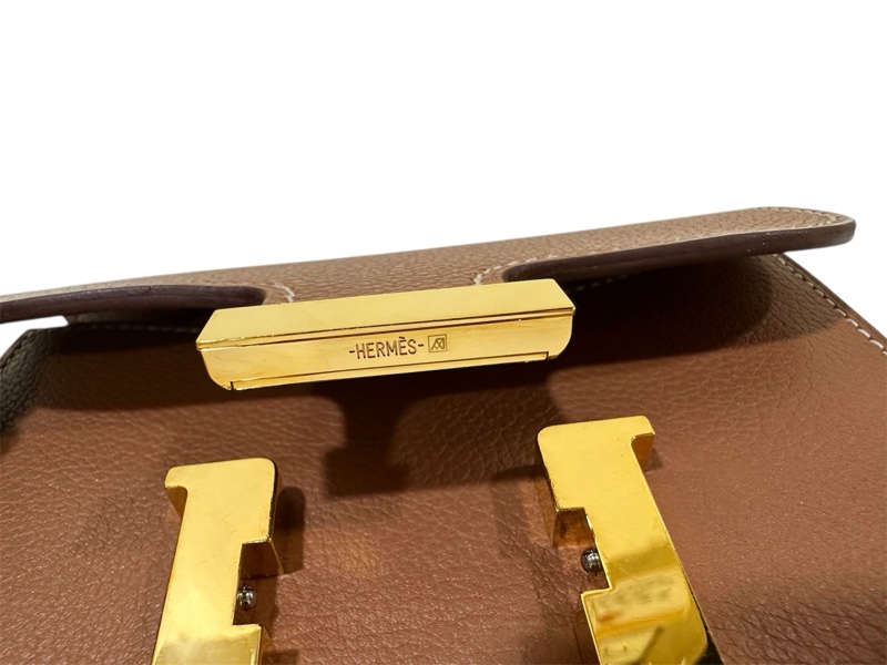Hermès Constance Slim Compact Evercolour gold/gold-8