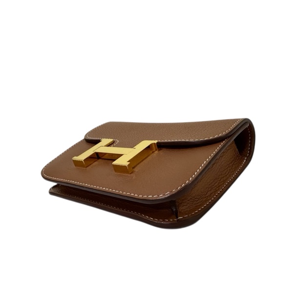 Hermès Constance Slim Compact Evercolour gold/gold-12