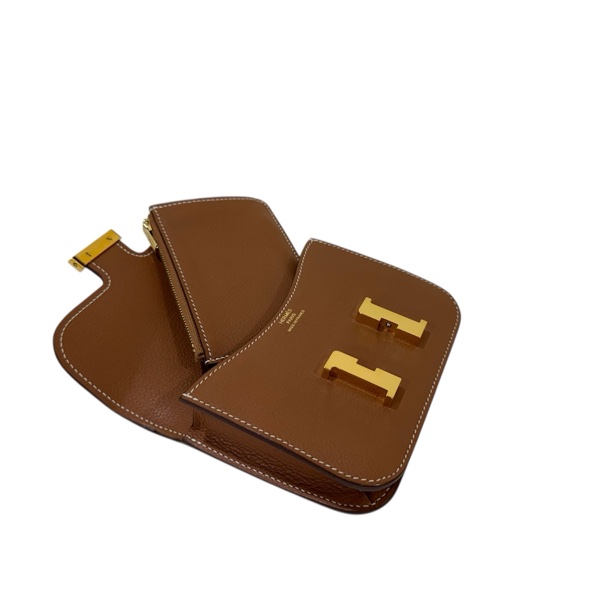 Hermès Constance Slim Compact Evercolour gold/gold-15