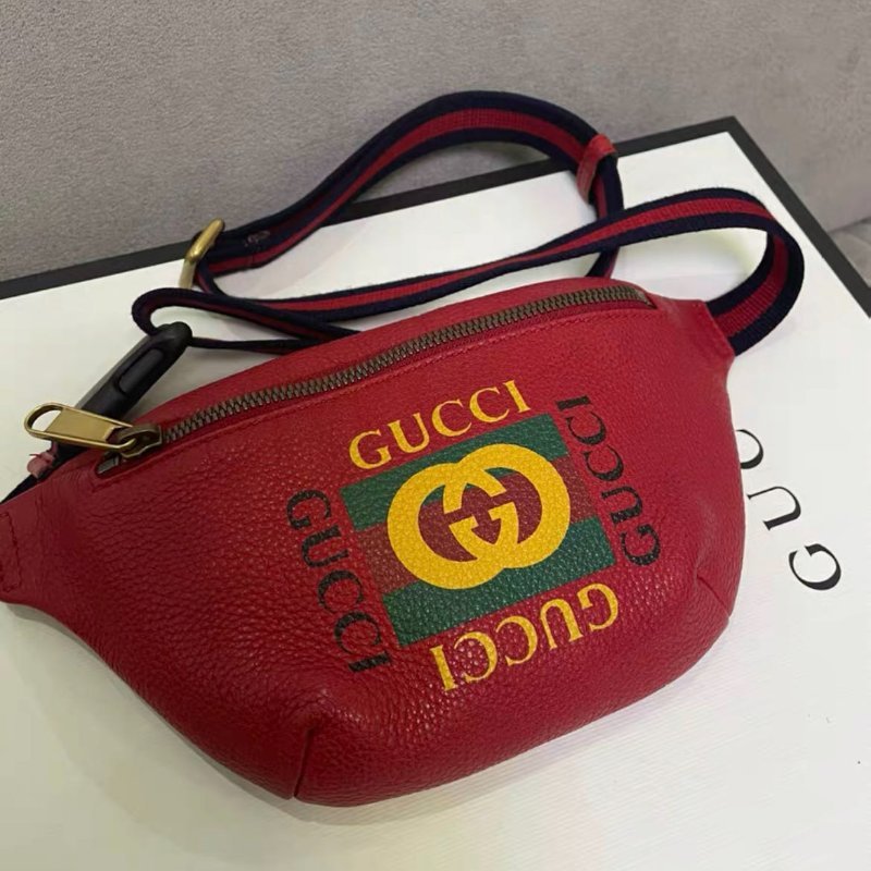 Gucci print小號 腰包 配件防塵袋-1