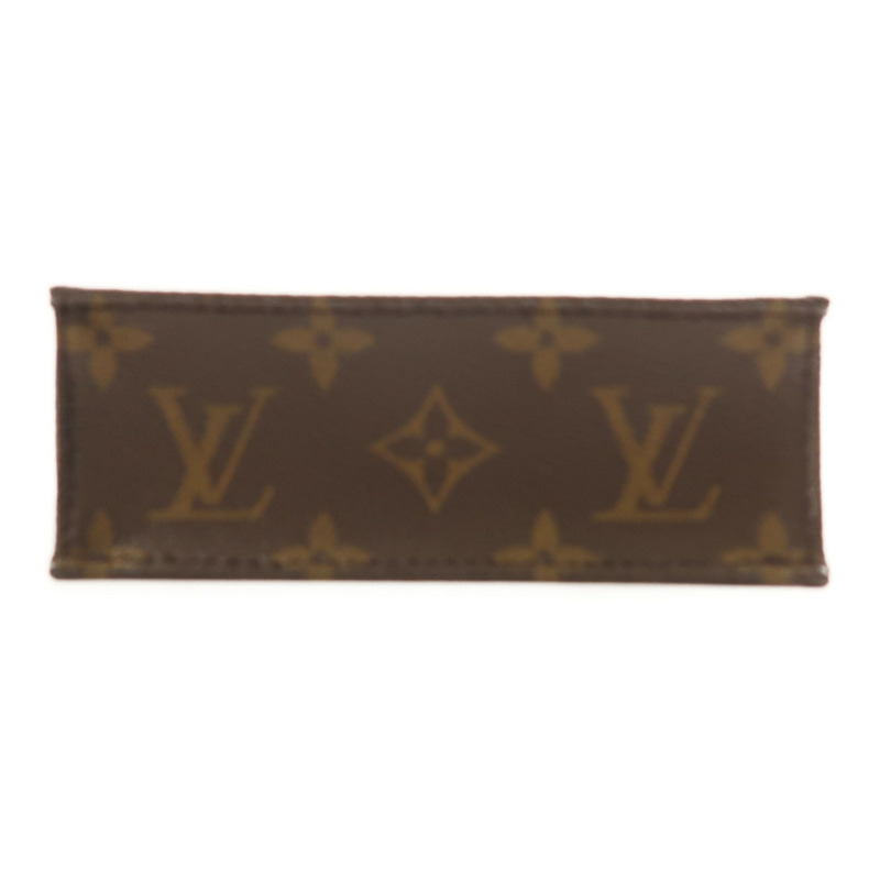 LOUIS VUITTON Monogram Petit Sac Plat金扣手挽肩背兩用袋Monogram Petit Sac Plat金扣手挽肩背兩用袋-3