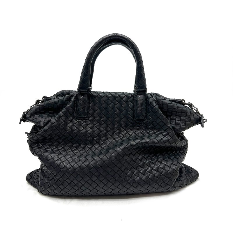 Bottega Veneta黑色小編織提背二用包-0
