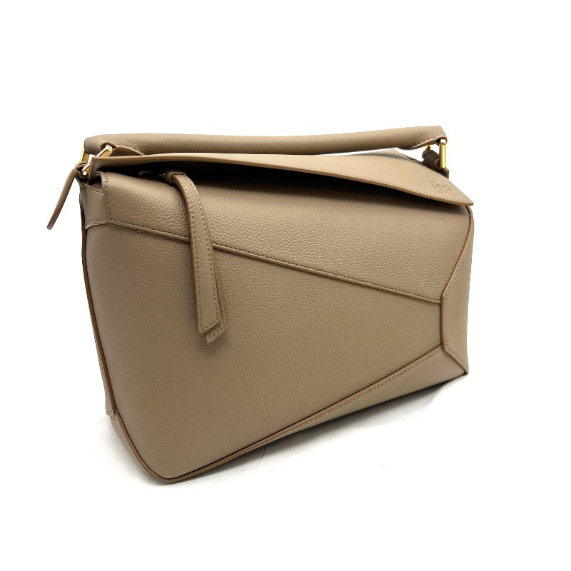 LOEWE大象灰中號PUZZLE提肩兩用包-2