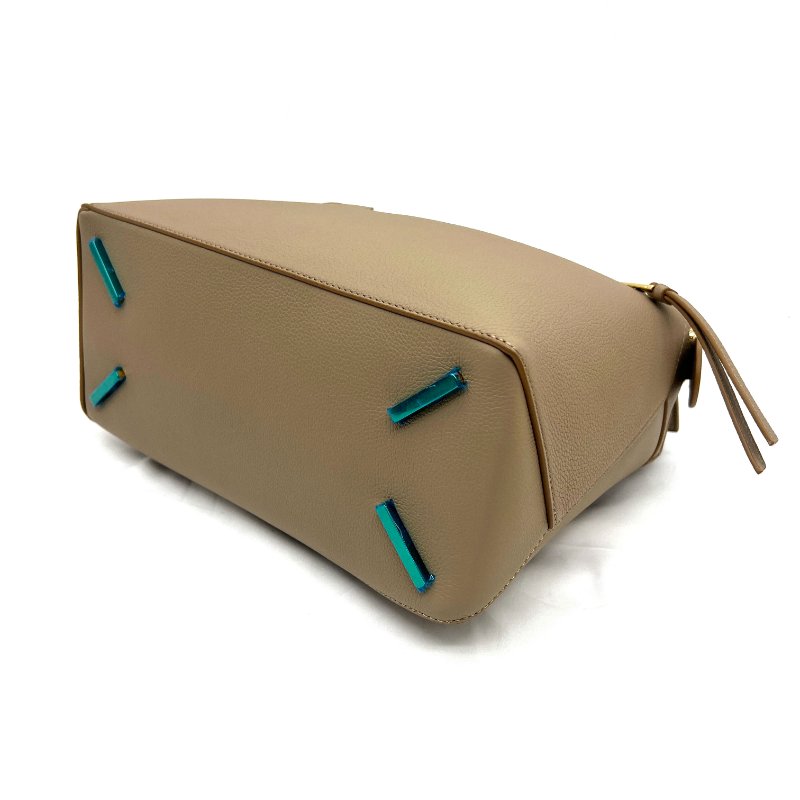 LOEWE大象灰中號PUZZLE提肩兩用包-8