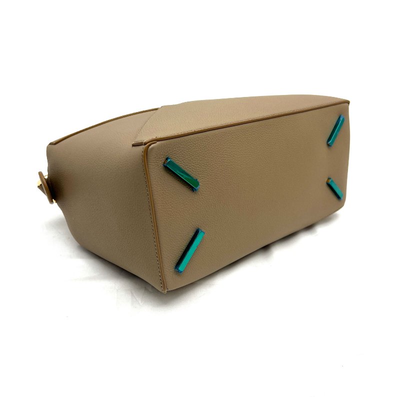 LOEWE大象灰中號PUZZLE提肩兩用包-9