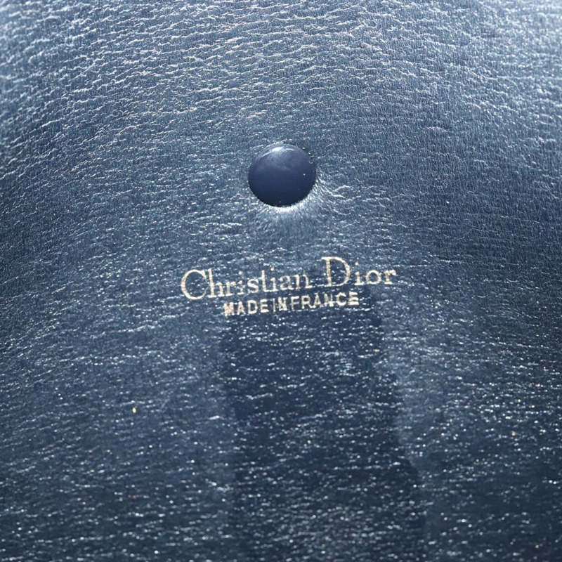 【日本直送】Christian Dior Trotter 帆布肩背包 海軍藍金色 正品 bs25476-10