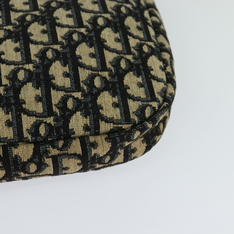 【日本直送】Christian Dior Trotter 帆布肩背包 海軍藍金色 正品 bs25476-15