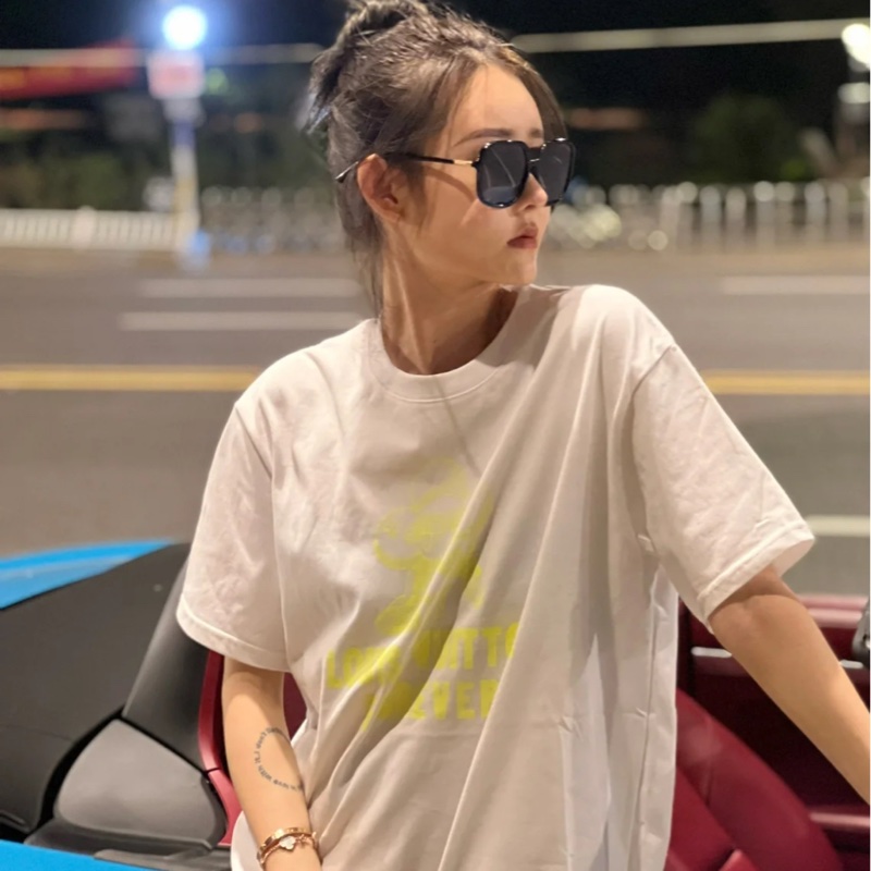 Louis Vuitton LV 路易威登 Vivian 微微安 向日葵短袖 秒殺價🔥男女皆可帥-4