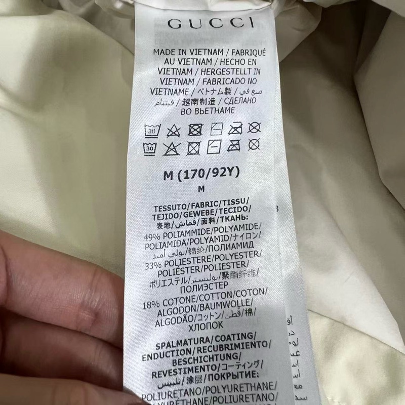 Gucci X The north face 聯名 白色衝鋒外套 原價12萬以上-3