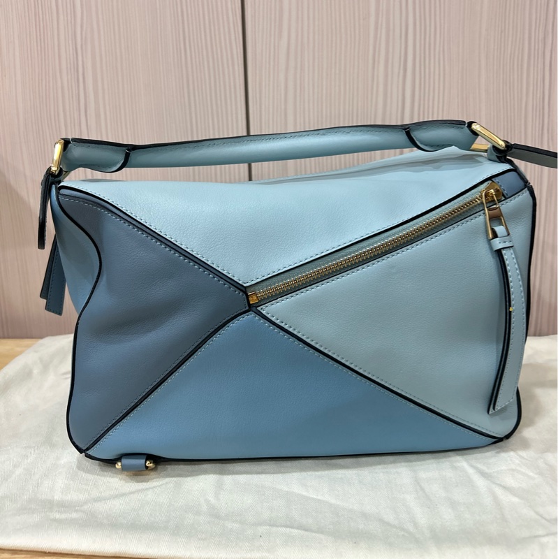 loewe puzzle 中號拼圖包 霧霾藍-24