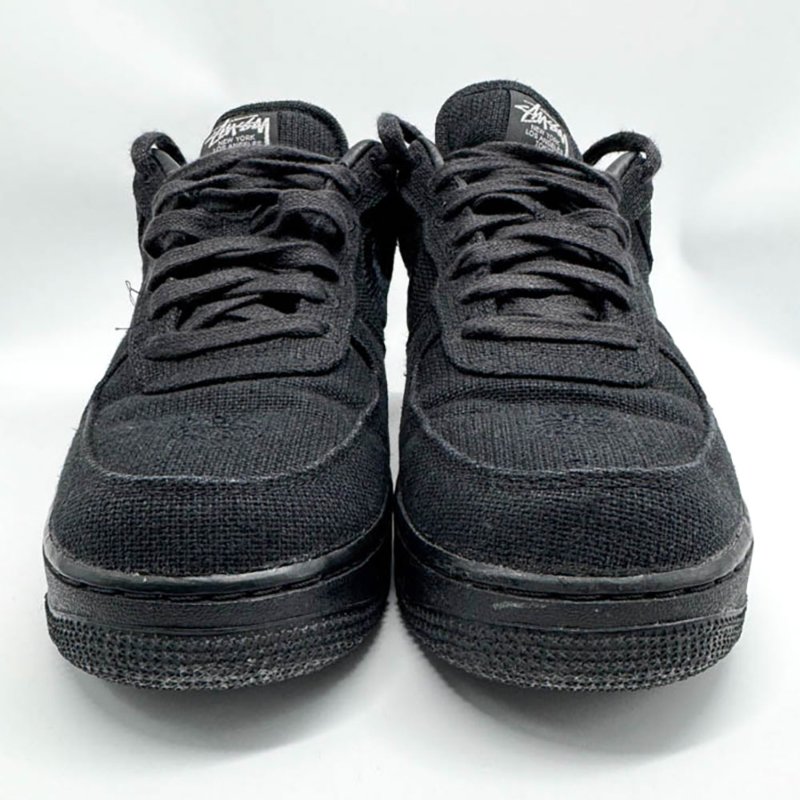 【余德丞-名人公益精品】 Nike x Stussy Air Force 1 Low Black sneakers 球鞋-2