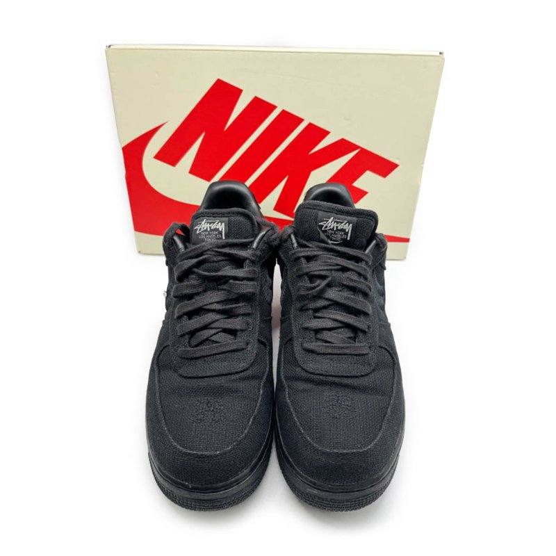 【余德丞-名人公益精品】 Nike x Stussy Air Force 1 Low Black sneakers 球鞋-5
