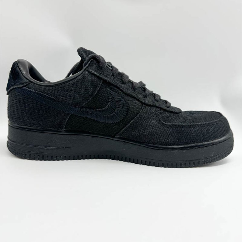 【余德丞-名人公益精品】 Nike x Stussy Air Force 1 Low Black sneakers 球鞋-8