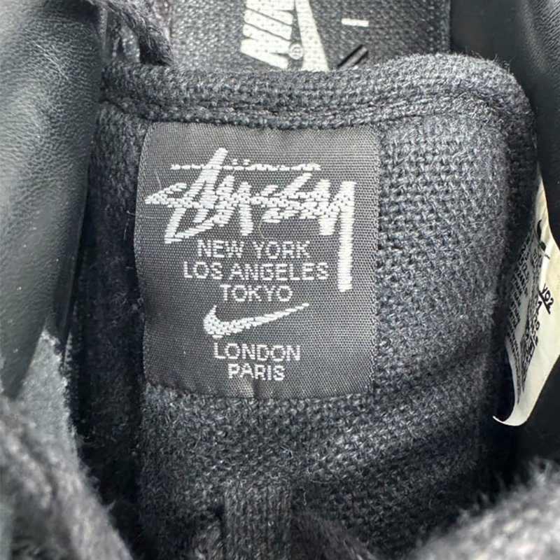 【余德丞-名人公益精品】 Nike x Stussy Air Force 1 Low Black sneakers 球鞋-30