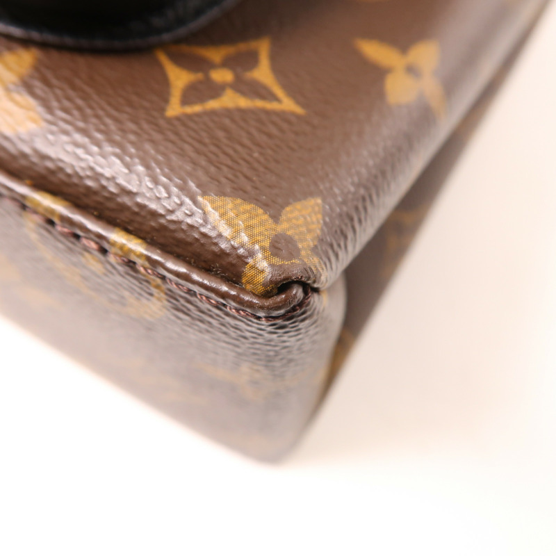 LOUIS VUITTON 【激減優惠】Monogram Marignan金扣手挽肩背兩用袋啡色/黑色-8