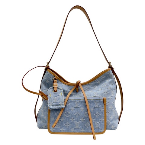 藍色 原花單寧布 CarryAll PM 肩背包 M11462