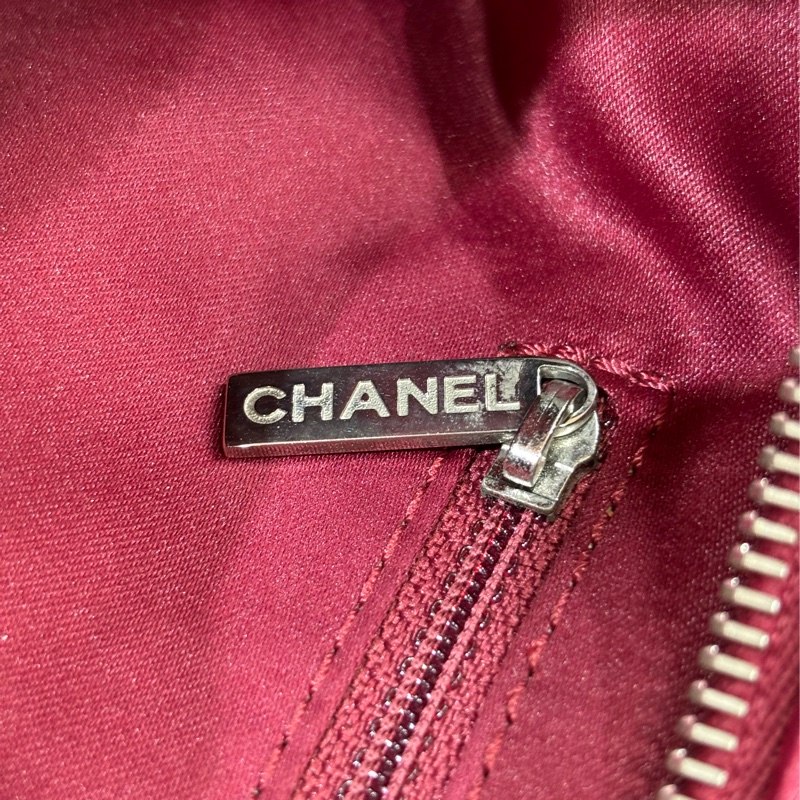 CHANEL 限量 櫻桃 紅 銀鍊 蛇皮 蟒蛇 手提包 肩背包 相機包 GST CAMERA-21