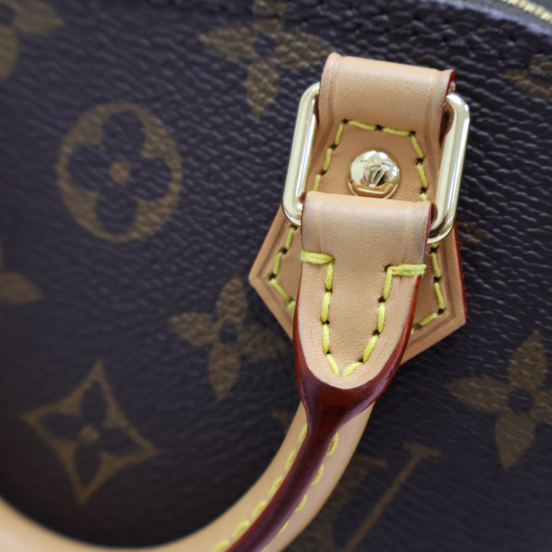 棕色 原花帆布 Nano Alma 兩用包 M82717-14