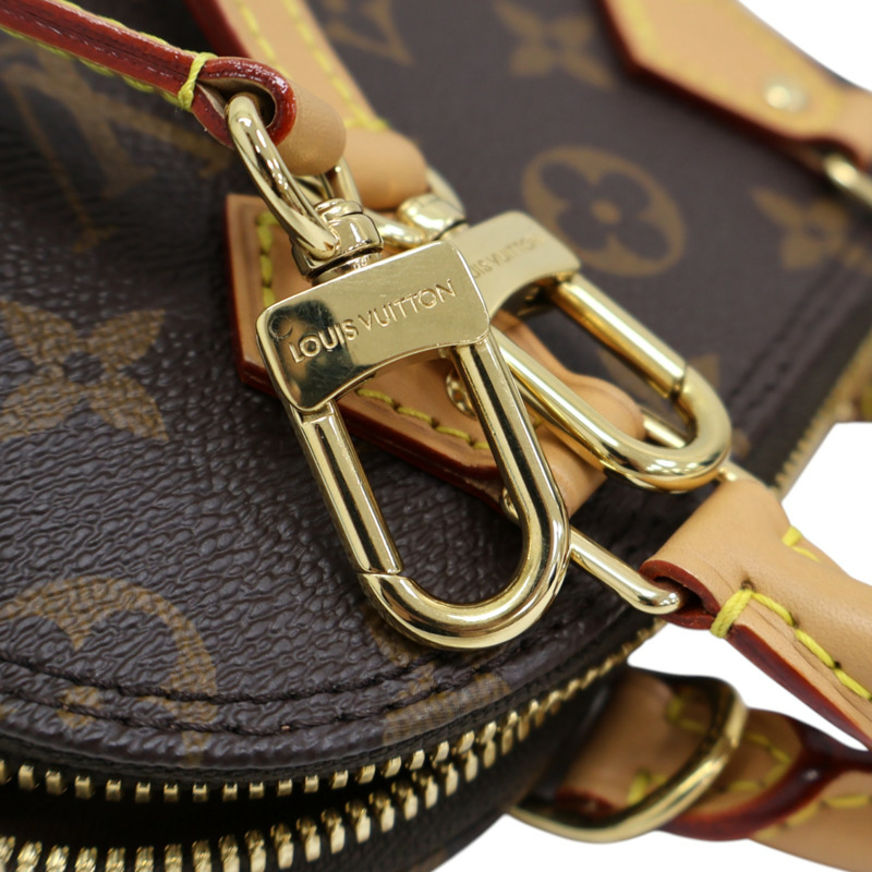 棕色 原花帆布 Nano Alma 兩用包 M82717-16