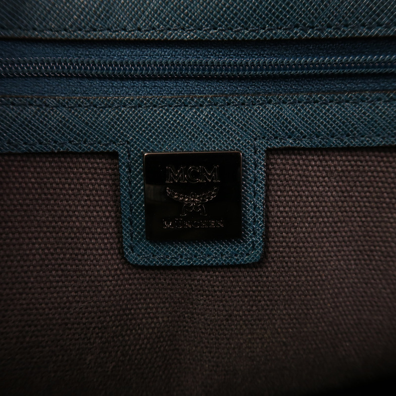 MCM 【激減優惠】皮革Backpack銀扣背包黑色-5