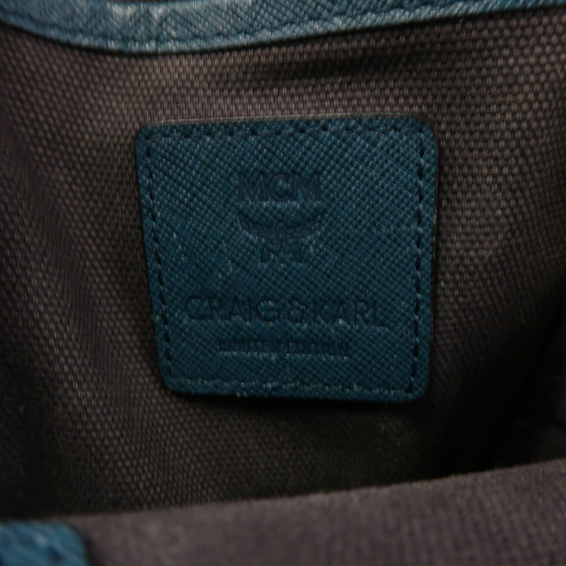 MCM 【激減優惠】皮革Backpack銀扣背包黑色-6