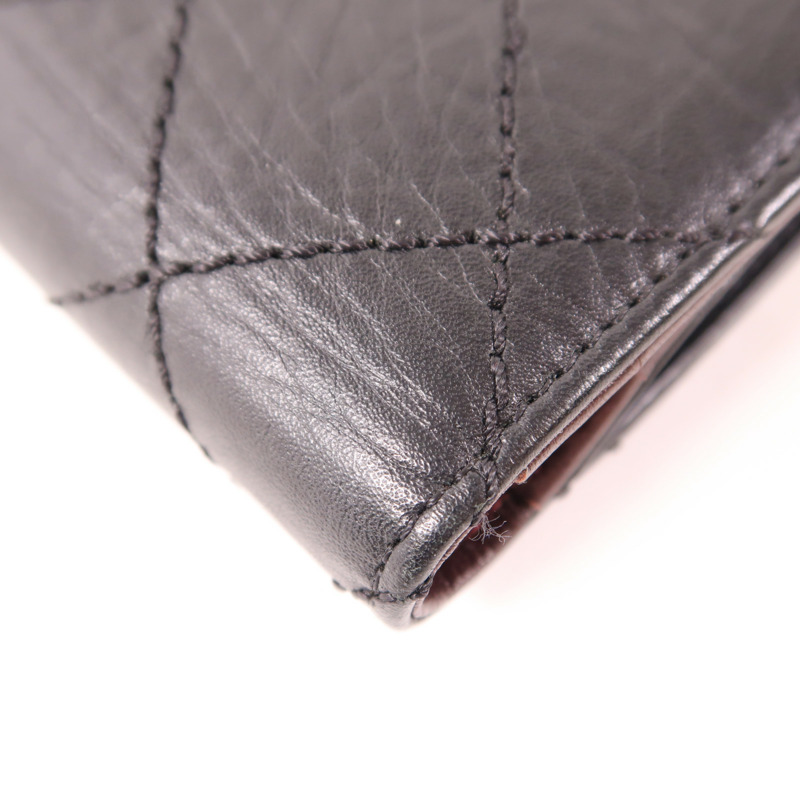 CHANEL 牛皮皮革2.55 Wallet錢包-11